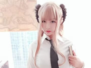 極品嫩模 貓九醬 大尺度視野巨乳嬌娘COS 小羊